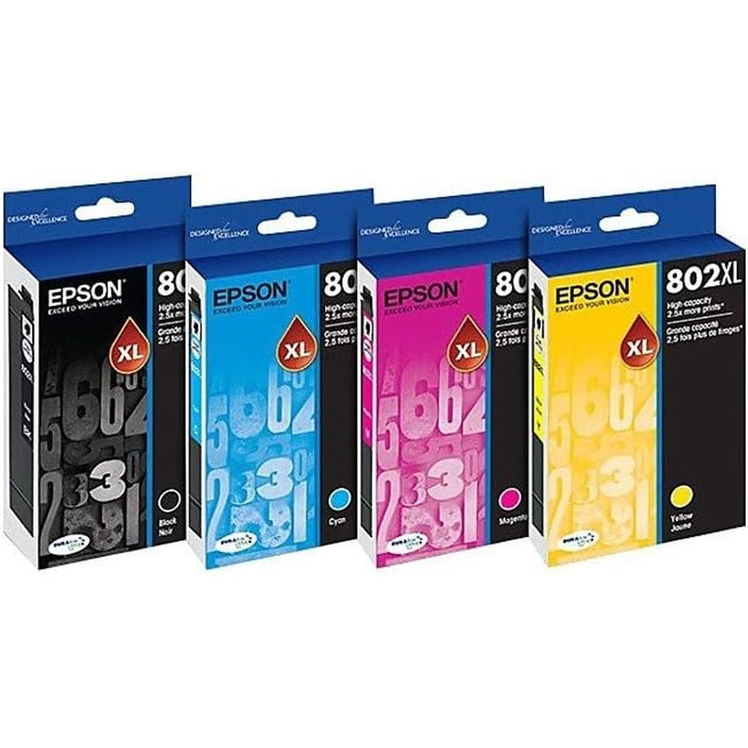 EPSON 802 DURABrite Ultra Ink High Capacity Yellow Cartridge (T802XL420-S)