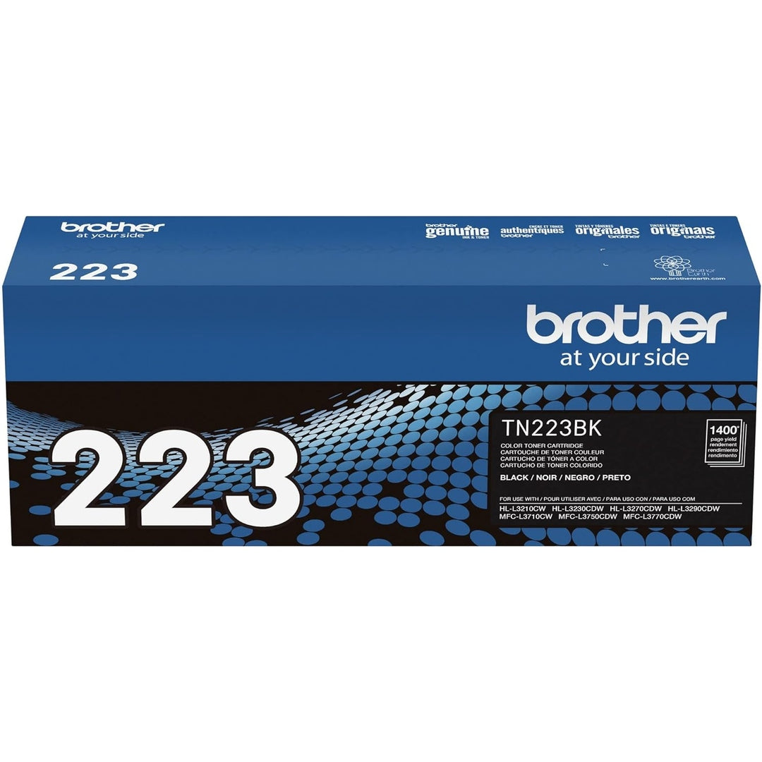 Brother Genuine TN223BK, Standard Yield Toner Cartridge,