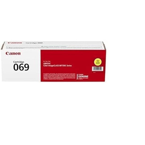 Canon 069 Yellow and Black Toner Cartridges