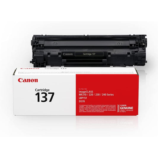 Canon Genuine Toner Cartridge 137 Black (9435B001), 1-Pack