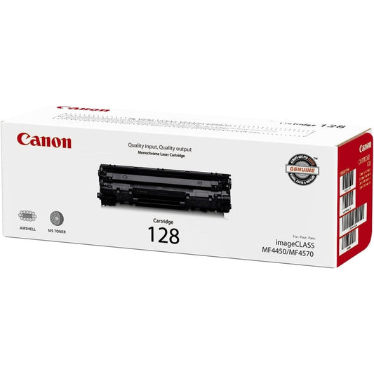 Canon Genuine Toner Cartridge 128 Black (3500B001), 1-Pack