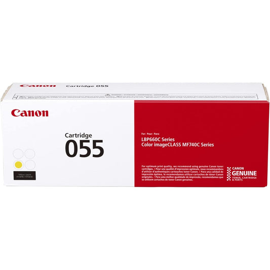 Canon Genuine Toner, Cartridge 055 Yellow (3013C001) 1 Pack Color