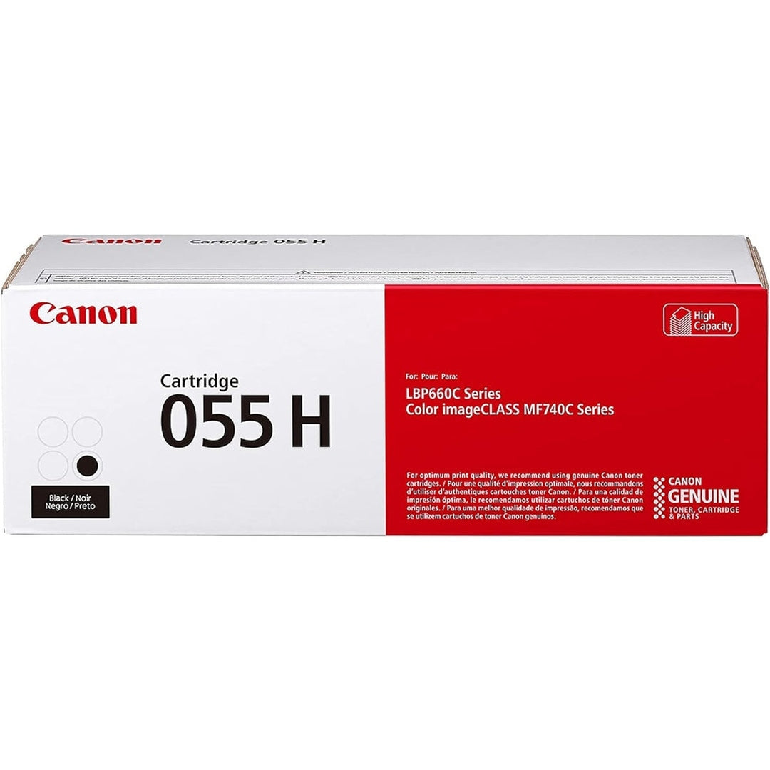 Canon Genuine Toner, Cartridge 055 Black, High Capacity (3020C001) 1 Pack Color