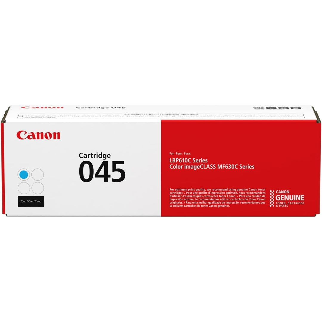 Canon Genuine Toner, Cartridge 045 Cyan (1241C001), 1 Pack, for Canon Color