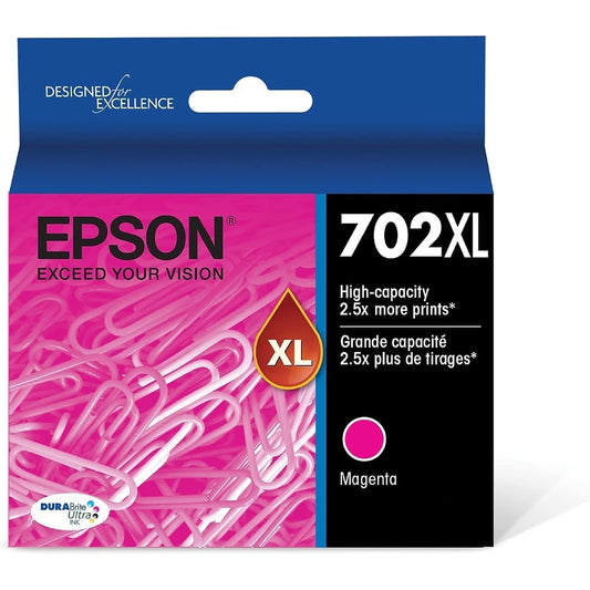 EPSON 702 DURABrite Ultra Ink High Capacity Magenta Cartridge (T702XL320-S)