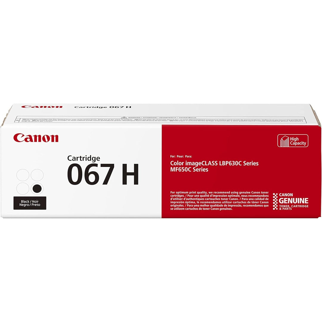 Canon 067 Black Toner Cartridge, High Capacity,