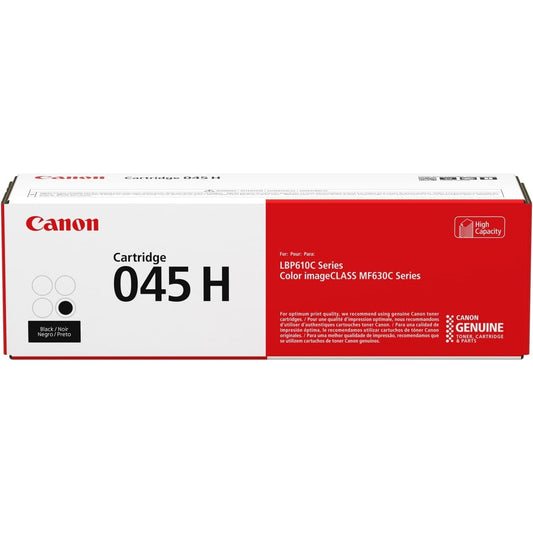 Canon Genuine Toner, Cartridge 045 Black, High Capacity (1246C001), 1 Pack Color