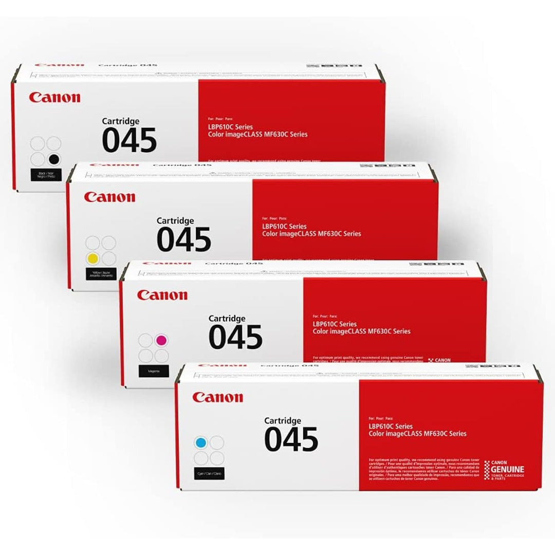 Canon Genuine Toner Bundle 045 (1240C006), 1 Pack, for Canon Color