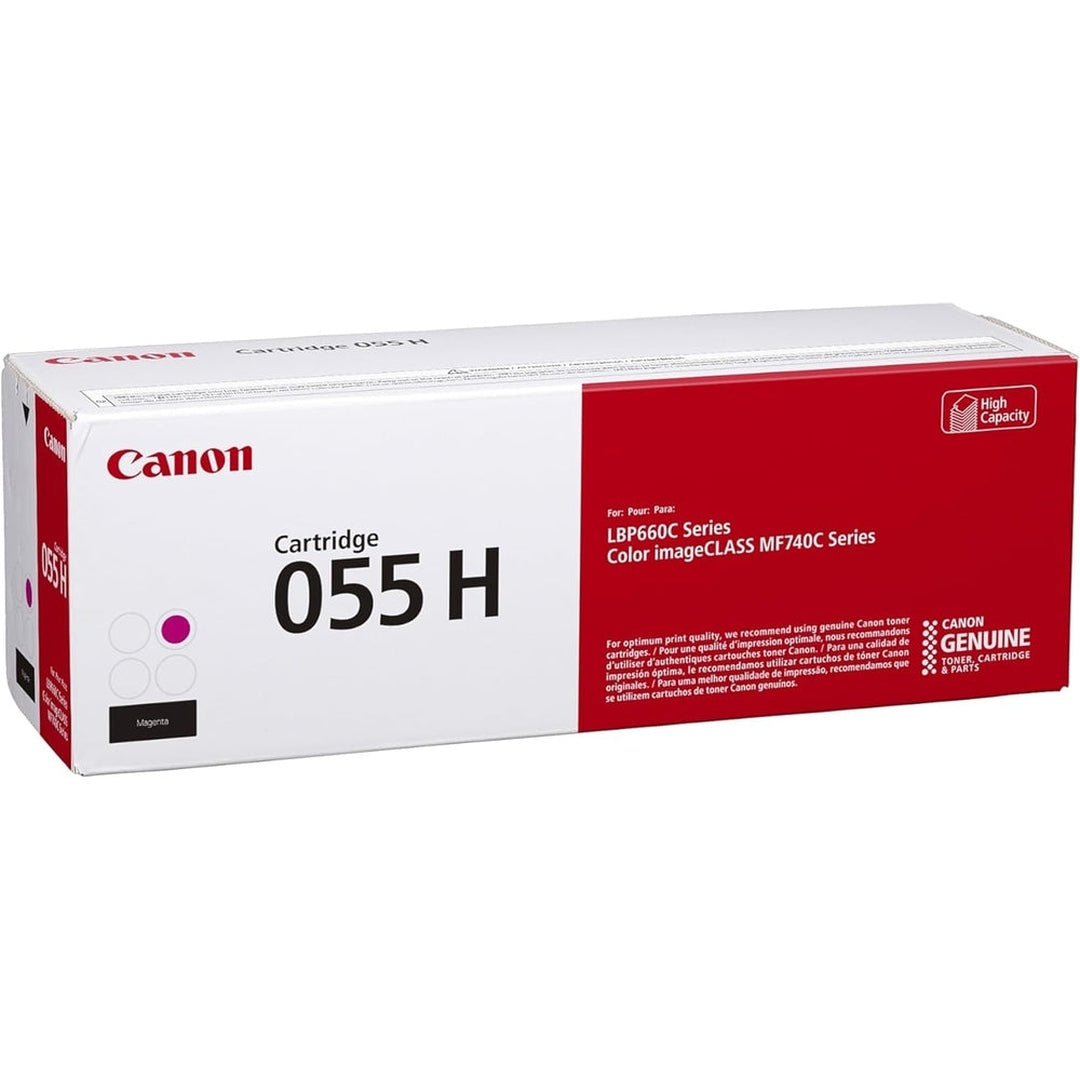 Canon Genuine Toner, Cartridge 055 Magenta, High Capacity (3018C001) 1 Pack Color