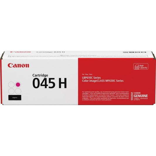 Canon Genuine Toner, Cartridge 045 Magenta, High Capacity (1244C001), 1 Pack Color