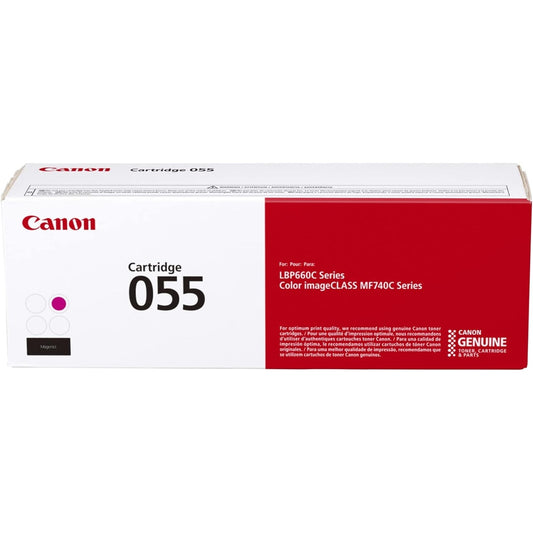 Canon Genuine Toner, Cartridge 055 Magenta (3014C001) 1 Pack Color