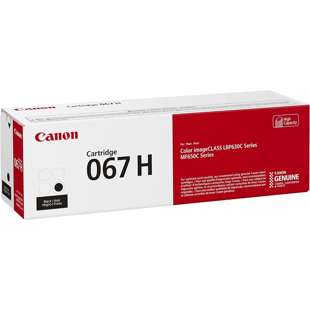 Canon 067 Black Toner Cartridge, High Capacity,