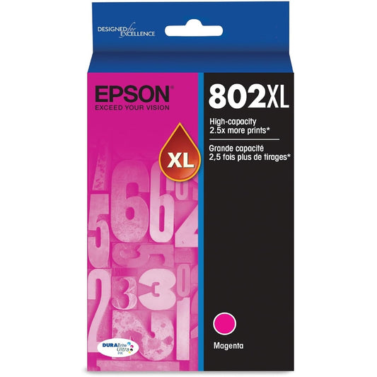 EPSON 802 DURABrite Ultra Ink High Capacity Magenta Cartridge (T802XL320-S)