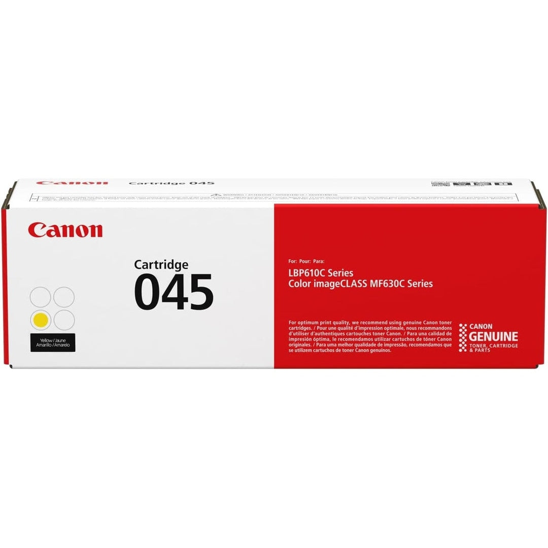 Canon Genuine Toner, Cartridge 045 Yellow (1239C001), 1 Pack, for Canon Color