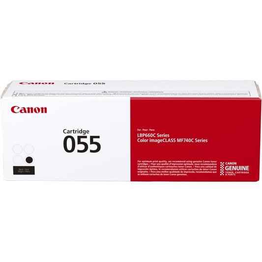 Canon Genuine Toner, Cartridge 055 Black (3016C001) 1 Pack Color