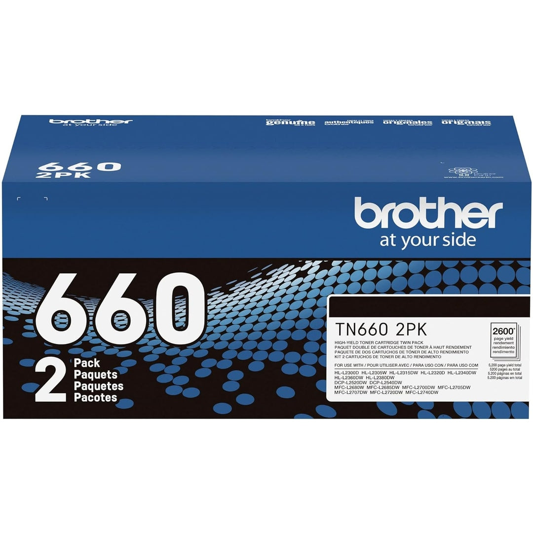 Brother Genuine High-Yield Black Toner Cartridge - Set