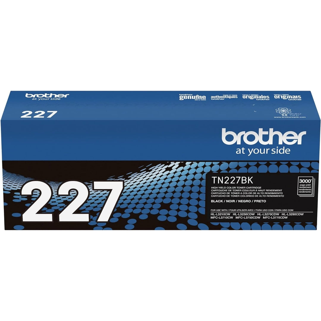 Brother Genuine TN227BK High Yield Black Toner Cartridge