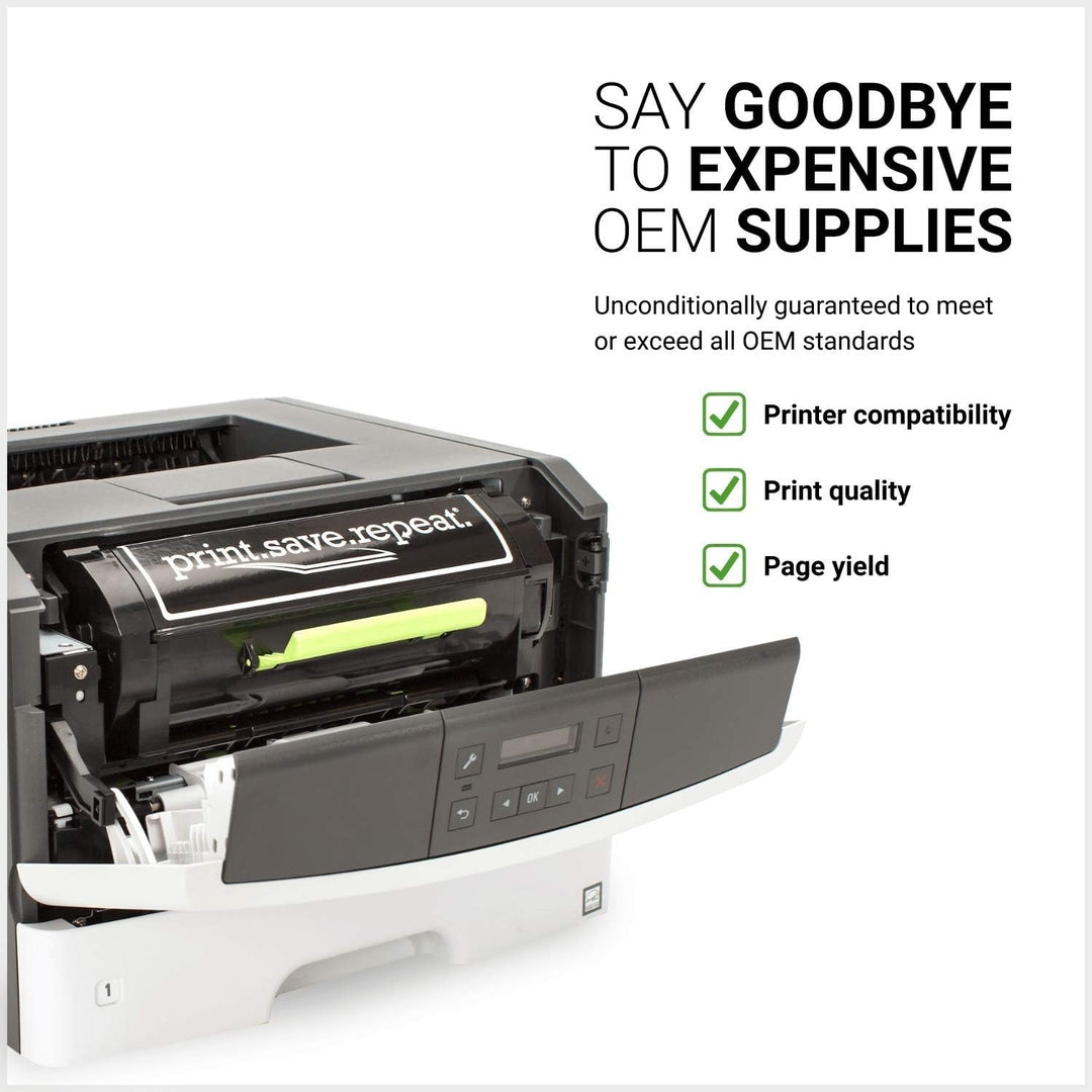 Lexmark 56F1H00 High Yield Remanufactured Toner Cartridge