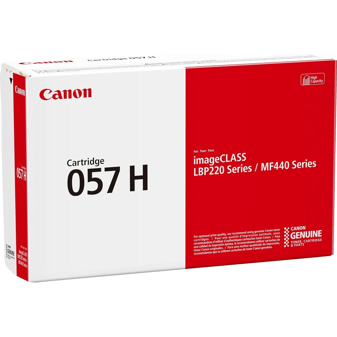 Canon Genuine Toner Cartridge 057 Black, High Capacity (3010C001), 1-Pack