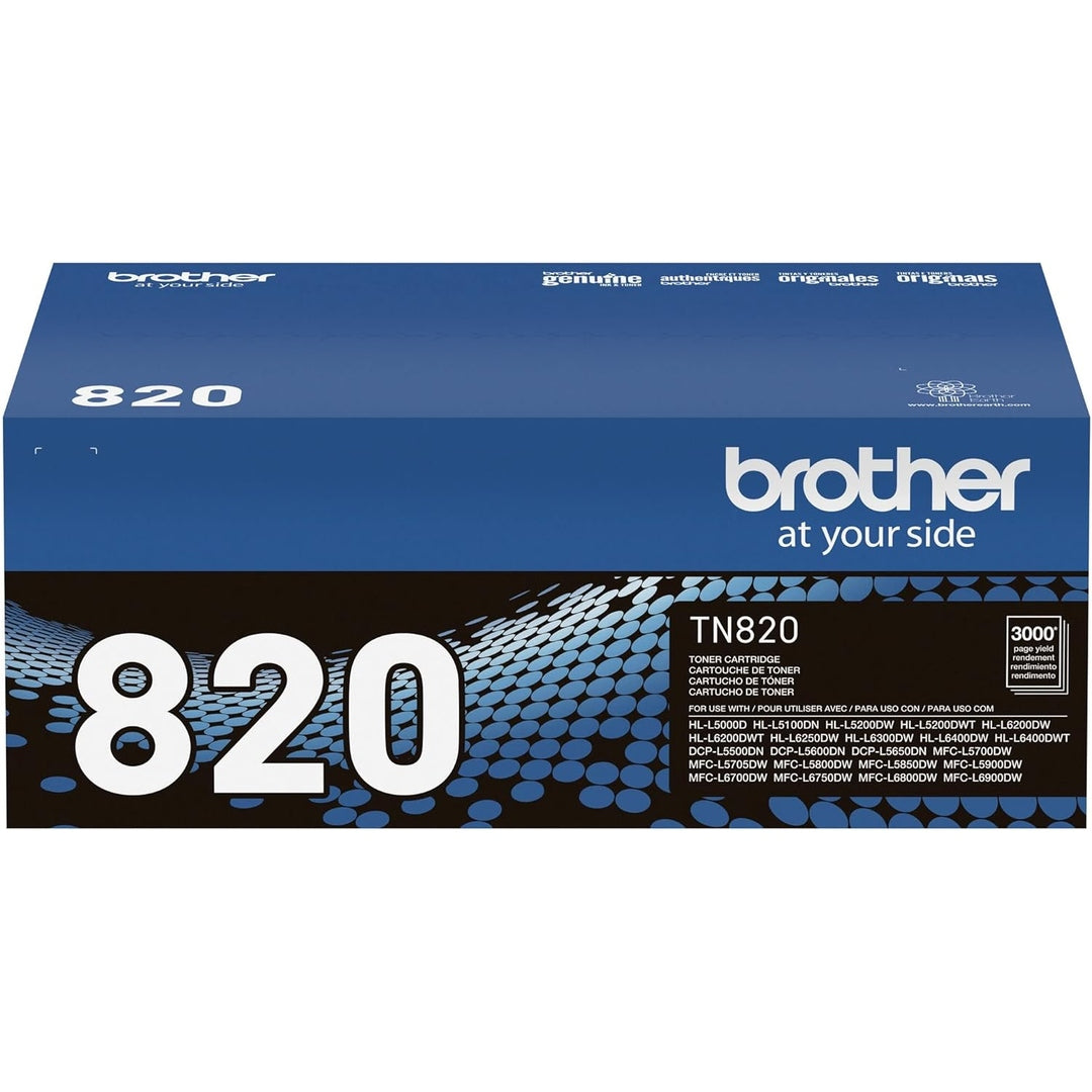 Brother Genuine Toner Cartridge, TN820,