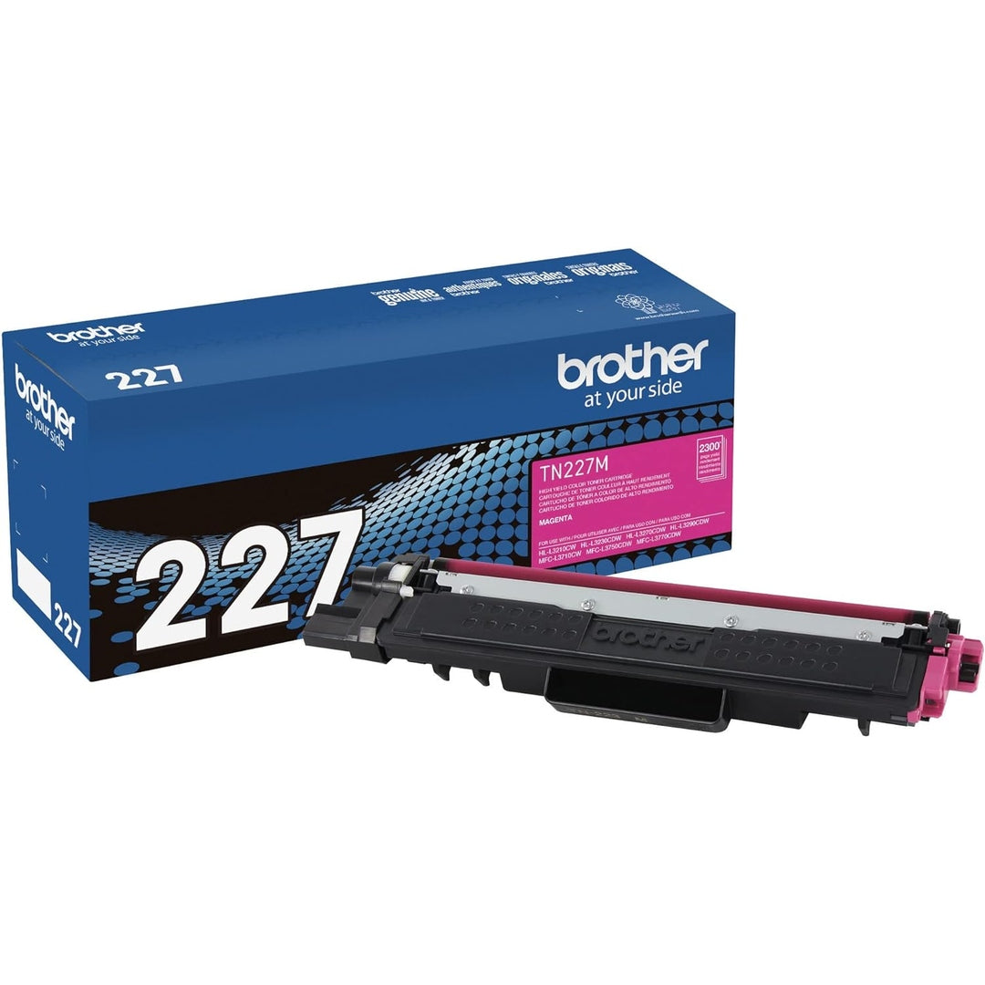 Brother Genuine TN227M, High Yield Toner Cartridge,