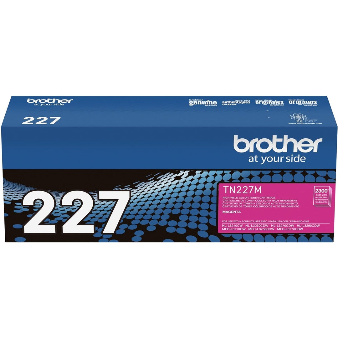 Brother Genuine TN227M, High Yield Toner Cartridge,