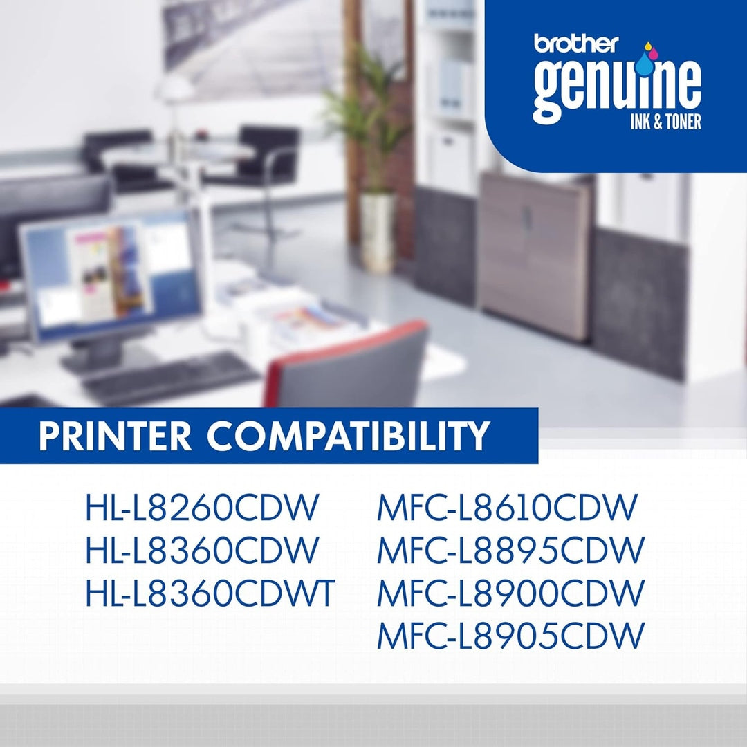 Brother Genuine High Yield Toner Cartridge, TN433M,