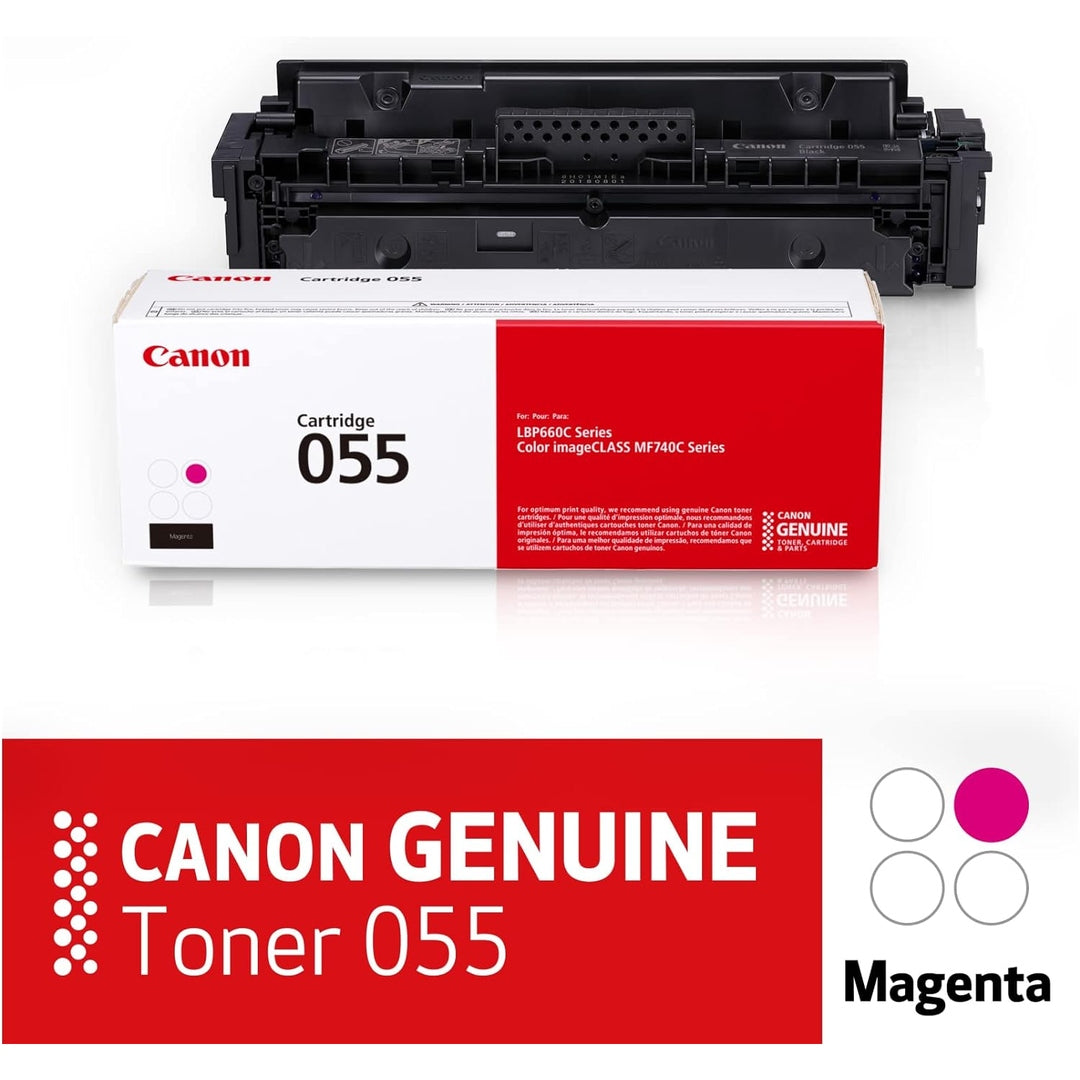 Canon Genuine Toner, Cartridge 055 Magenta (3014C001) 1 Pack Color