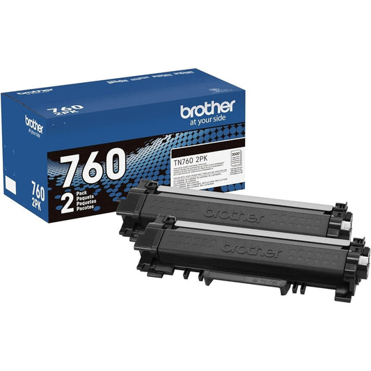 Brother Genuine High-Yield Black Toner Cartridge  Set