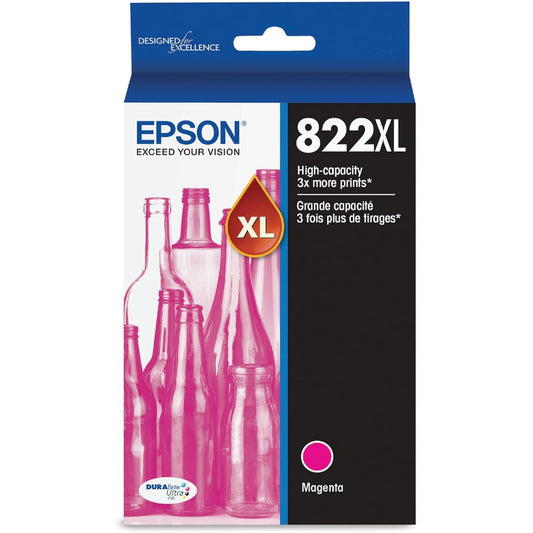 EPSON 822 DURABrite Ultra Ink High Capacity Magenta Cartridge (T822XL320-S)