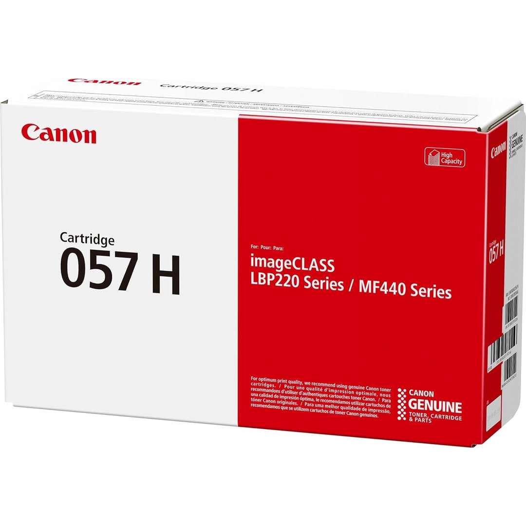 Canon Genuine Toner Cartridge 057 Black, High Capacity (3010C001), 1-Pack