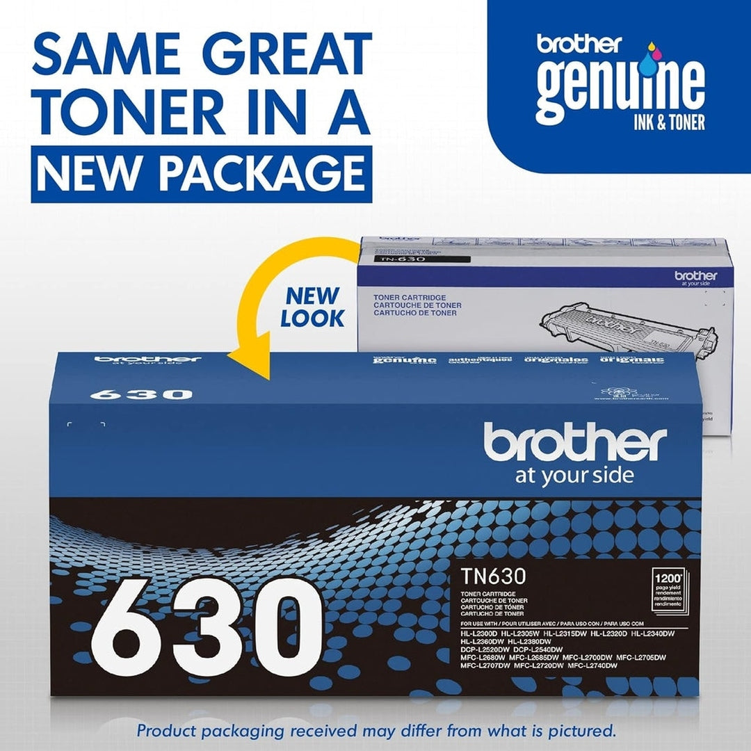 Brother Genuine Standard Yield Toner Cartridge, TN630,