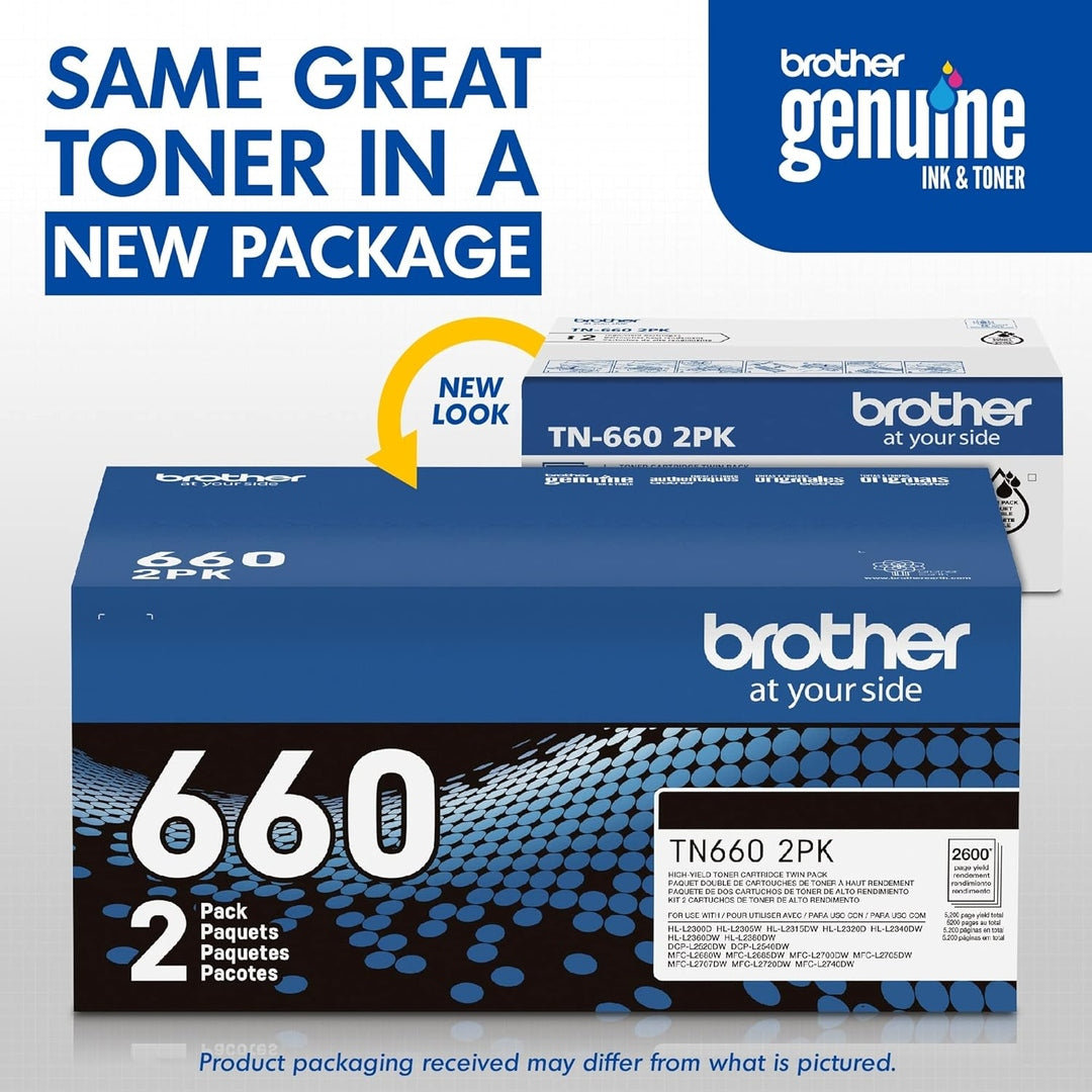 Brother Genuine High-Yield Black Toner Cartridge - Set