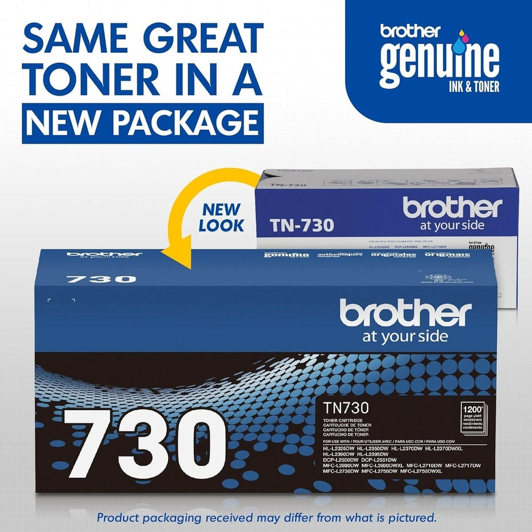 Brother Genuine Standard Yield Toner Cartridge, TN730,