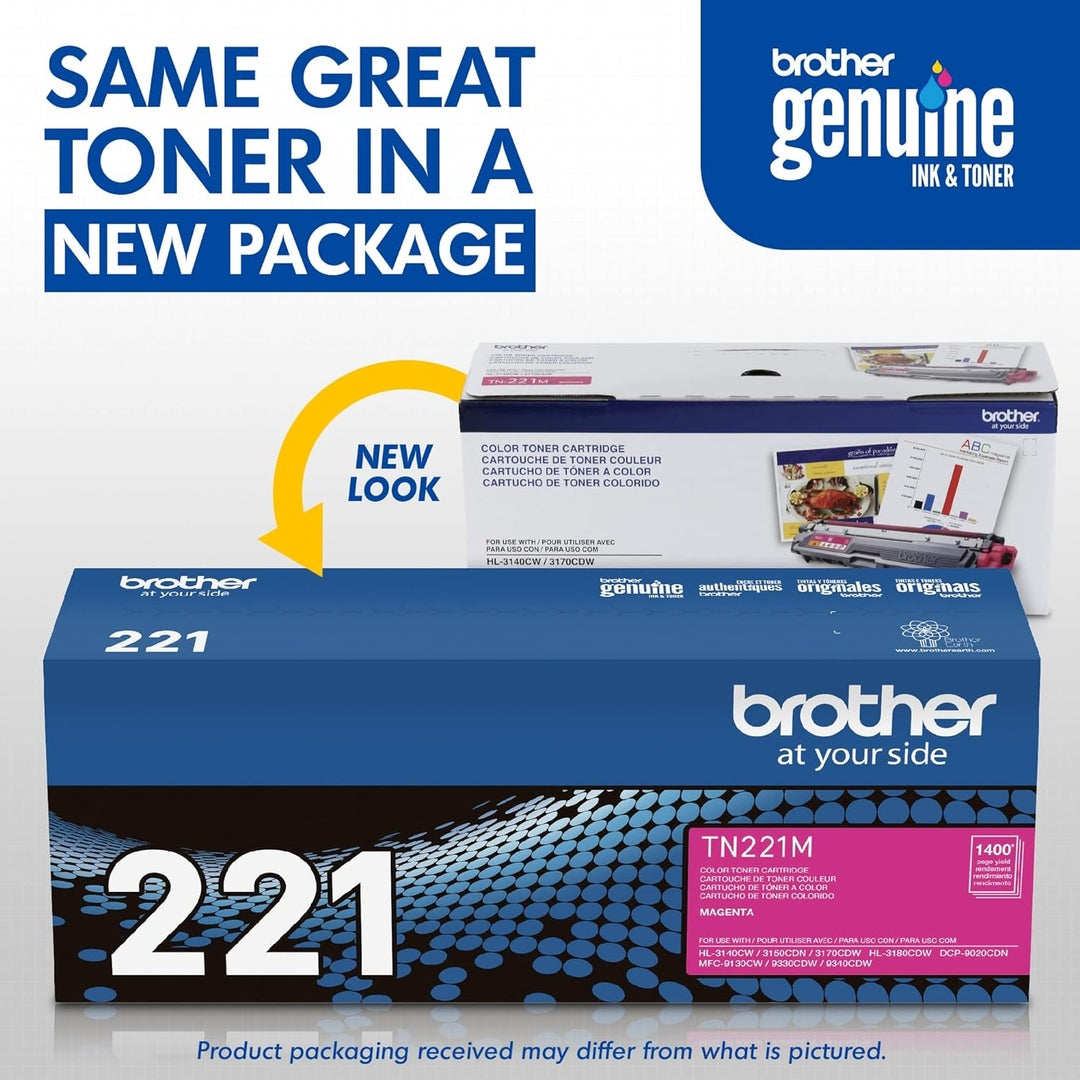 Brother TN221M Standard Yield Magenta Toner